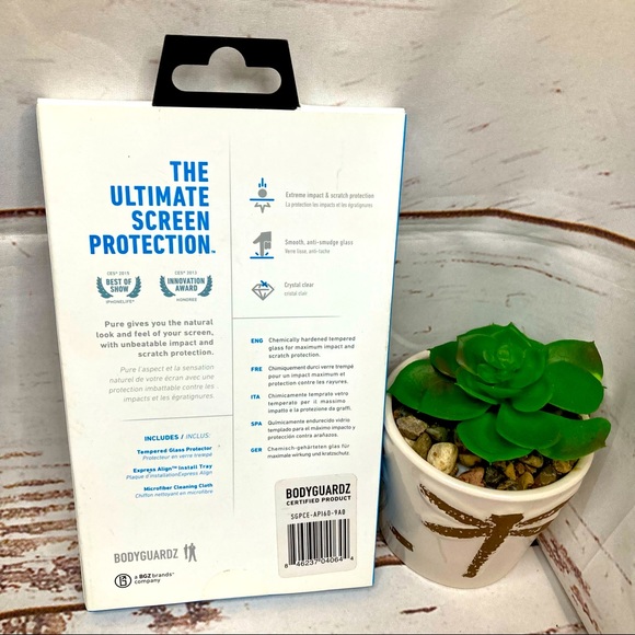 BodyGuardz Screen Protection Tempered Glass IPhone 6/6S - Picture 2 of 2